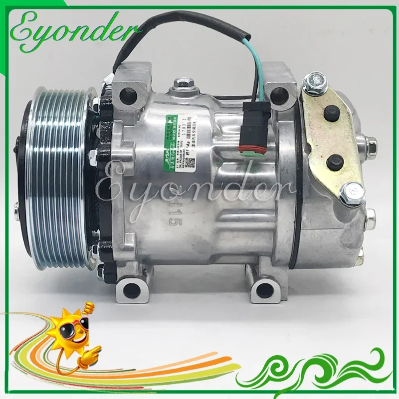 

For SD7H15 AC A/C Compressor Cooling Pump 24V PV8 for Scania trucks Scania trucks 4 series 114 340 380 124 360 400 420 440 470