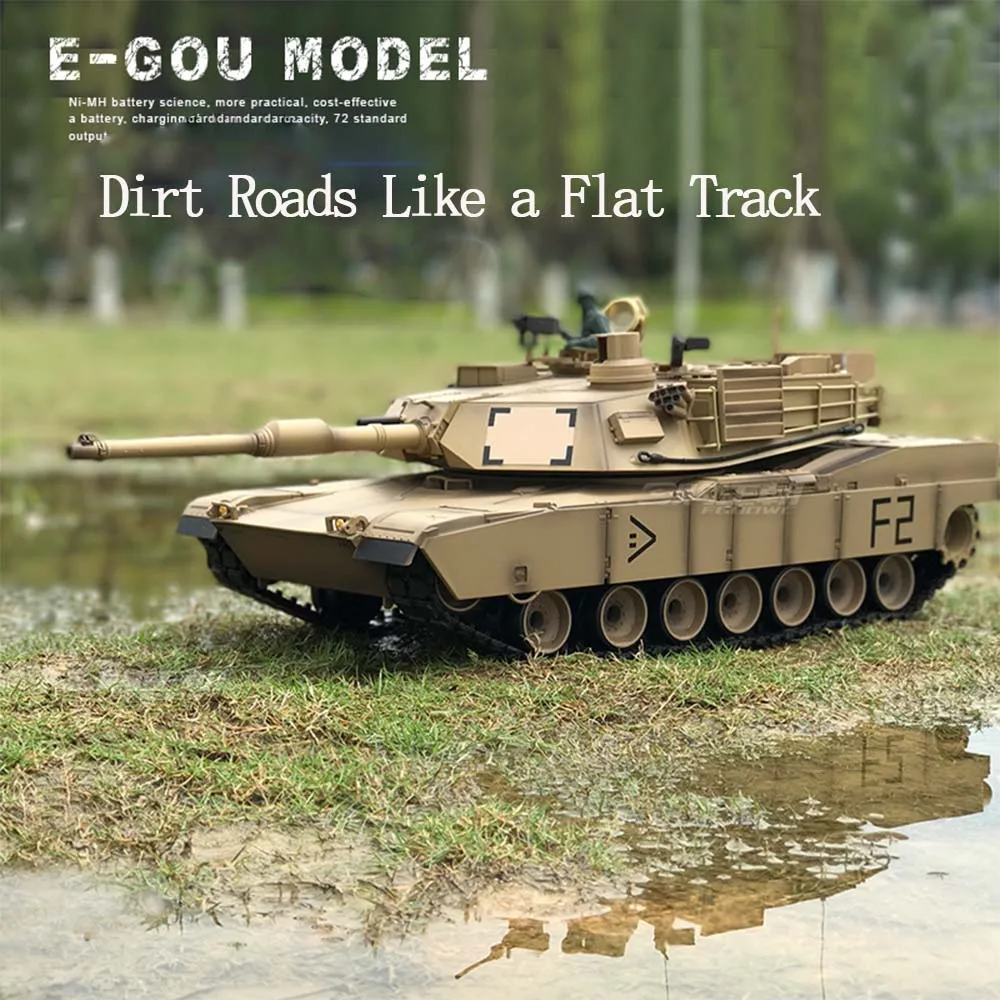 New Henglong 3918 M1a2 Abrams Infrared Sparring Remote Control Tank Model Upgraded Climbing Tank Children's Toys Christmas Gift 3