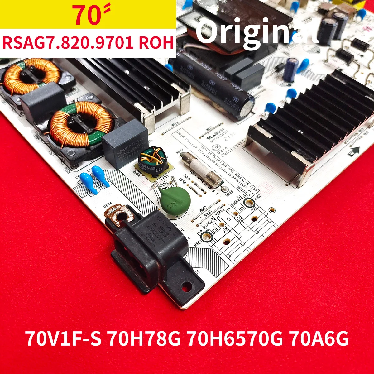 Good quality Original Power Board for Hisense 70V1F-S 75E3F 70E3D RSAG7.820.9701 ROH HLL-5865WL in stock