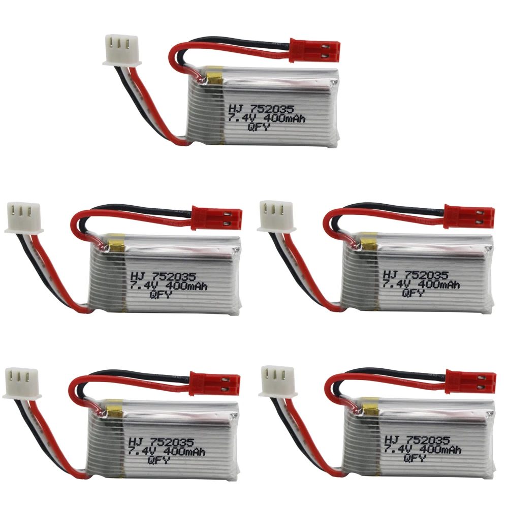 Lot de 2 à 5 batteries drones + câble USB - Compatible DJI, Parrot, Hubsan