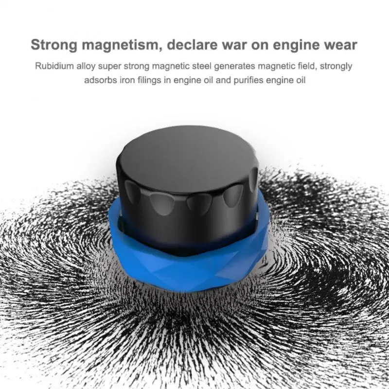 Strong Magnetic Oil Filter Machine Purify Engine Oil Adsorption Iron Impurities Magnet Strong Magnetic Auto Filter