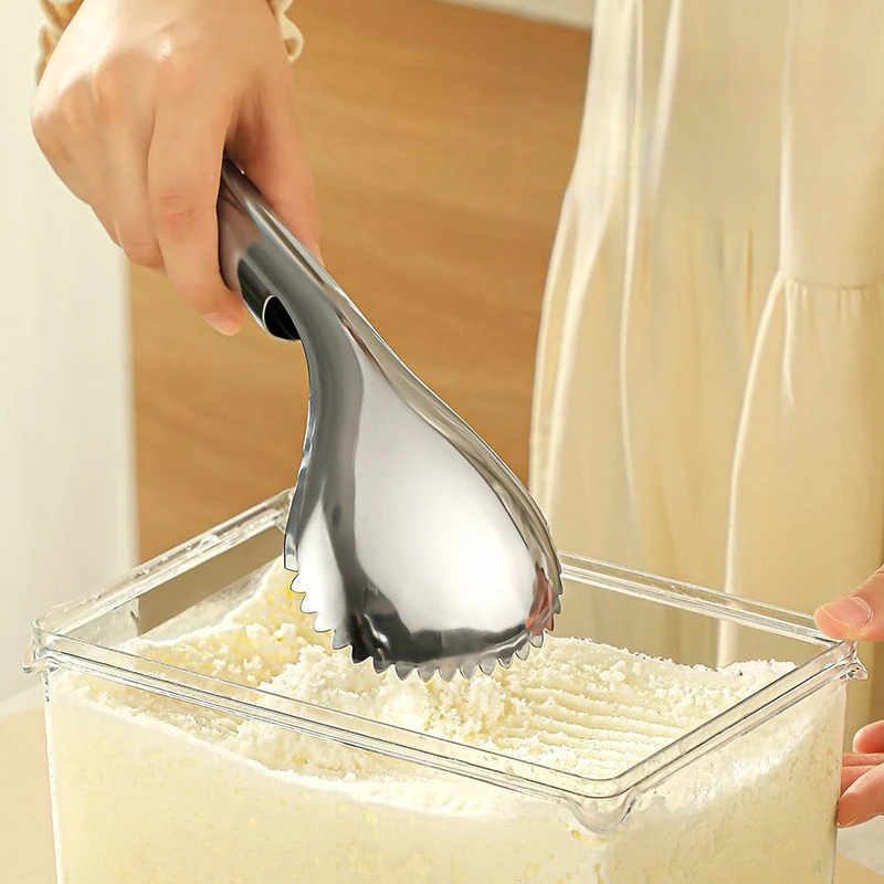 Thickened Stainless Steel Ice Scoop, Manual Smoothie Scoop, Kitchen Tool, Milk Tea Shop