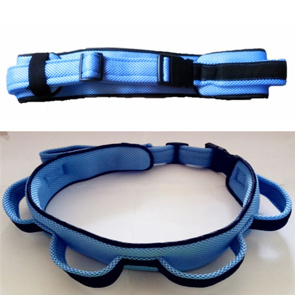 Medical Secure Transfer and Walking Giant Belt Safety Band for Old People (Blue) walking giant belt for patient 4