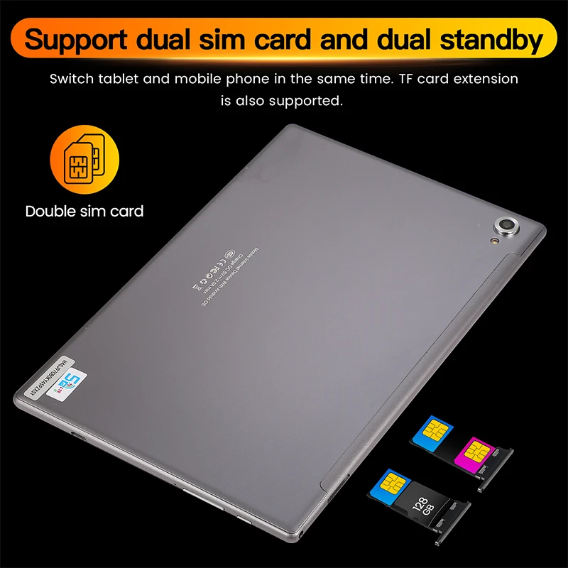 2022 New Global Version Snapdragon 860 Octacore Tablets Android 11 5G