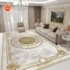 Nordic Light Luxury Gold Rugs for Living Room Large Area Home Sofa Table Area Carpet Customizable Bedroom Decor Anti-slip Mats 1