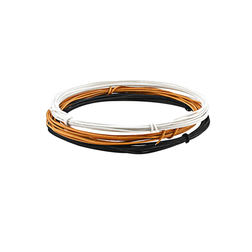 3Pcs Tool Durable Hookup Wires Pickup Cables Electrical Guitar Hookup