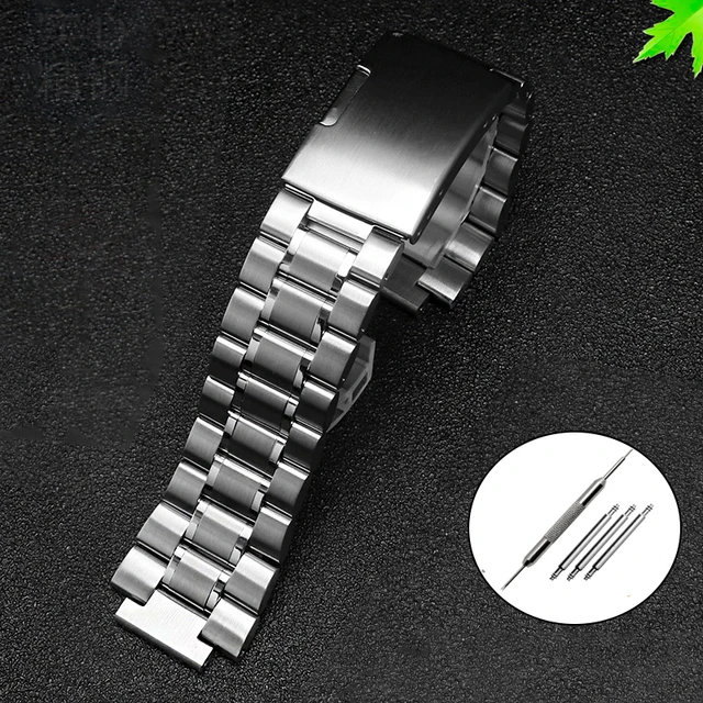 Correa de reloj de metal modificada para Casio G-SHOCK GST-B200, correa de acero inoxidable de precisión GST-B200D con saliente de 16 mm