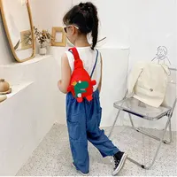 Cartoon Toddler Shoulder Bags Baby Outdoor Travel Backpack Children's Bags Unisex Cross-body Dinosaur Mini Chest Bag 3-6 Years 3