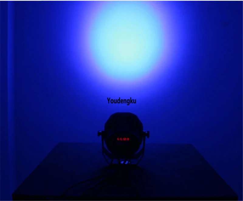6 pieces Outdoor dmx par led 4x18w rgbwa uv mini slim par flat IP65 Outdoor DJ S
