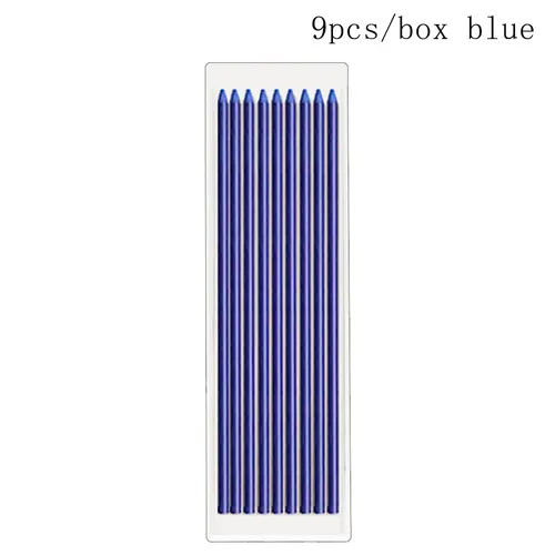 6Colors 2.8mm Metal Solid Carpenter Mechanical Pencil with Sharpener 2B Lead Core Deep Hole Construction Marking Scriber Tool - Image 8
