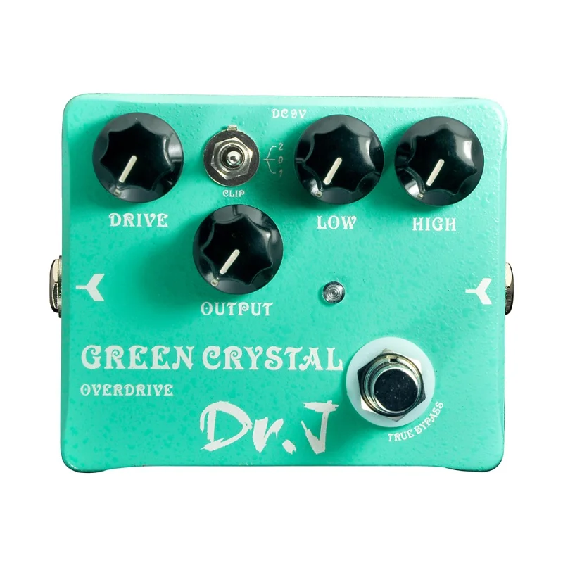 

D50 GREEN CRYSTAL Overdrive Pedal Guitar Effect Pedal High and Low Frequency Knobs Overdriven Tube Amplifiers Guitar Parts