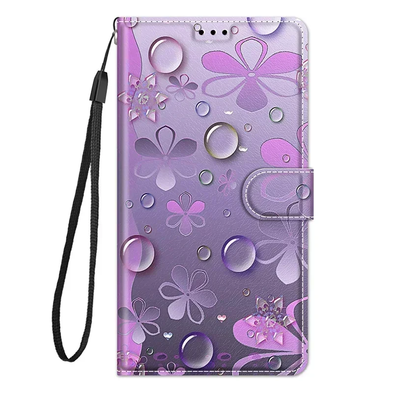 Magnetic Flip Leather Wallet Phone Case with Book Cover