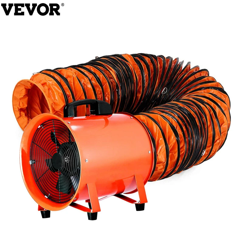 VEVOR Extractor de humo de 12 pulgadas, de 2800RPM, de polvo, ventilador de con Ducti de PVC de 5m|Sopletes| - AliExpress