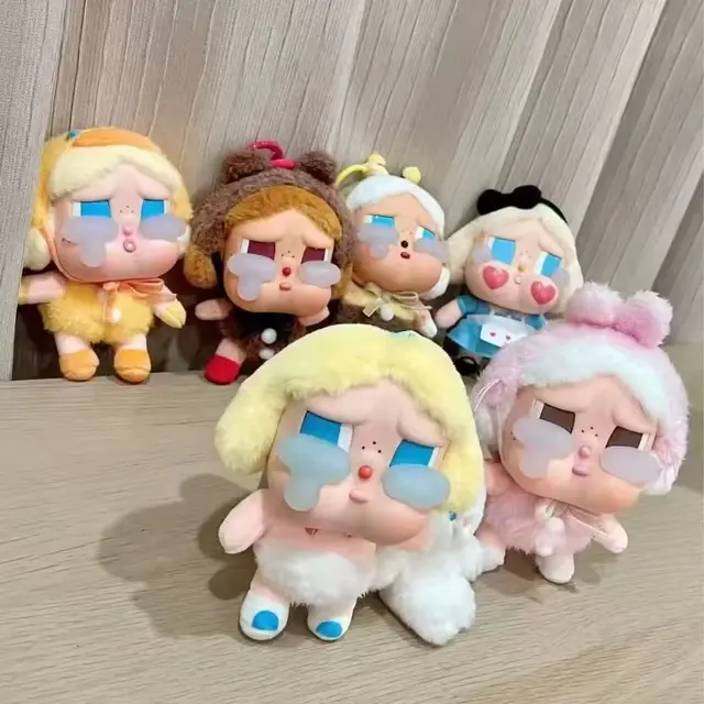 2025 New Genuine Crybaby Crying Again Series Blind Box Figures Vinyl Face Doll Crybaby Pendant Keychain Mystery Box Toy Gift 2