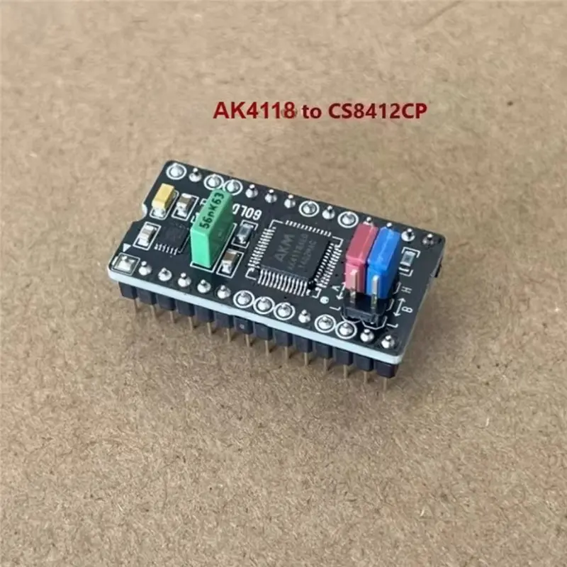 DIY 디코더용 AP-디지털 오디오 인터페이스 모듈- AK4118에서 CS8412로 변환, 16비트/18비트 24비트 출력 형식 설정 조정 지원