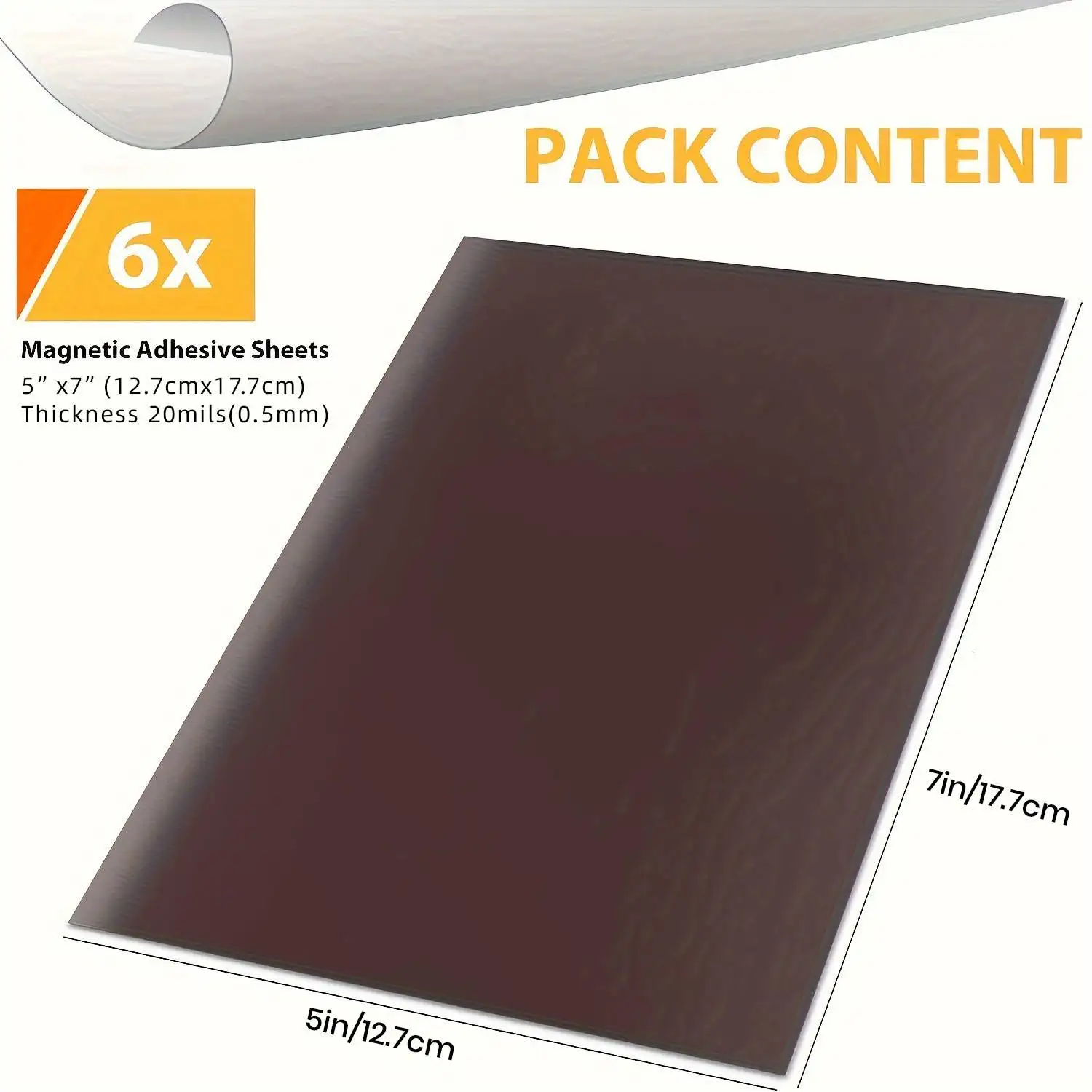 Magnet Hooks Magnetic Clips Magnetic Push Pins Magnetic Sheets Flexible Magnets with Superior Adhesive Backing Cut & Customize Magnet Sheet Set for Creating Magnetic Photo