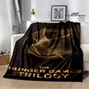 The Hunger Games Print Blanket Flannel Blanket Home travel blanket throw blanket thin blanket Warm blanket birthday gift 4