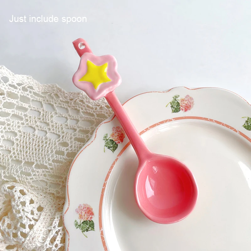 C 23cm - Cuillère À Mélanger En Acier Inoxydable, Bâton À Tête En Nylon