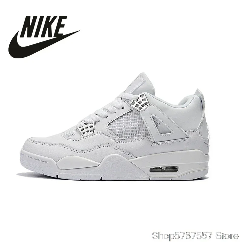 

Nike Air Jordan 4 Denim AJ4 Breathable Men's New Arrival Authentic Basketball Shoes Sports Sneakers size 40-46