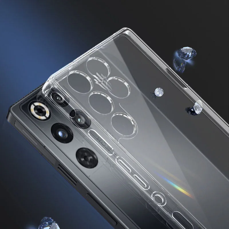 Transparent Flexible Shockproof Phone Case - Slim, Durable, and Protective