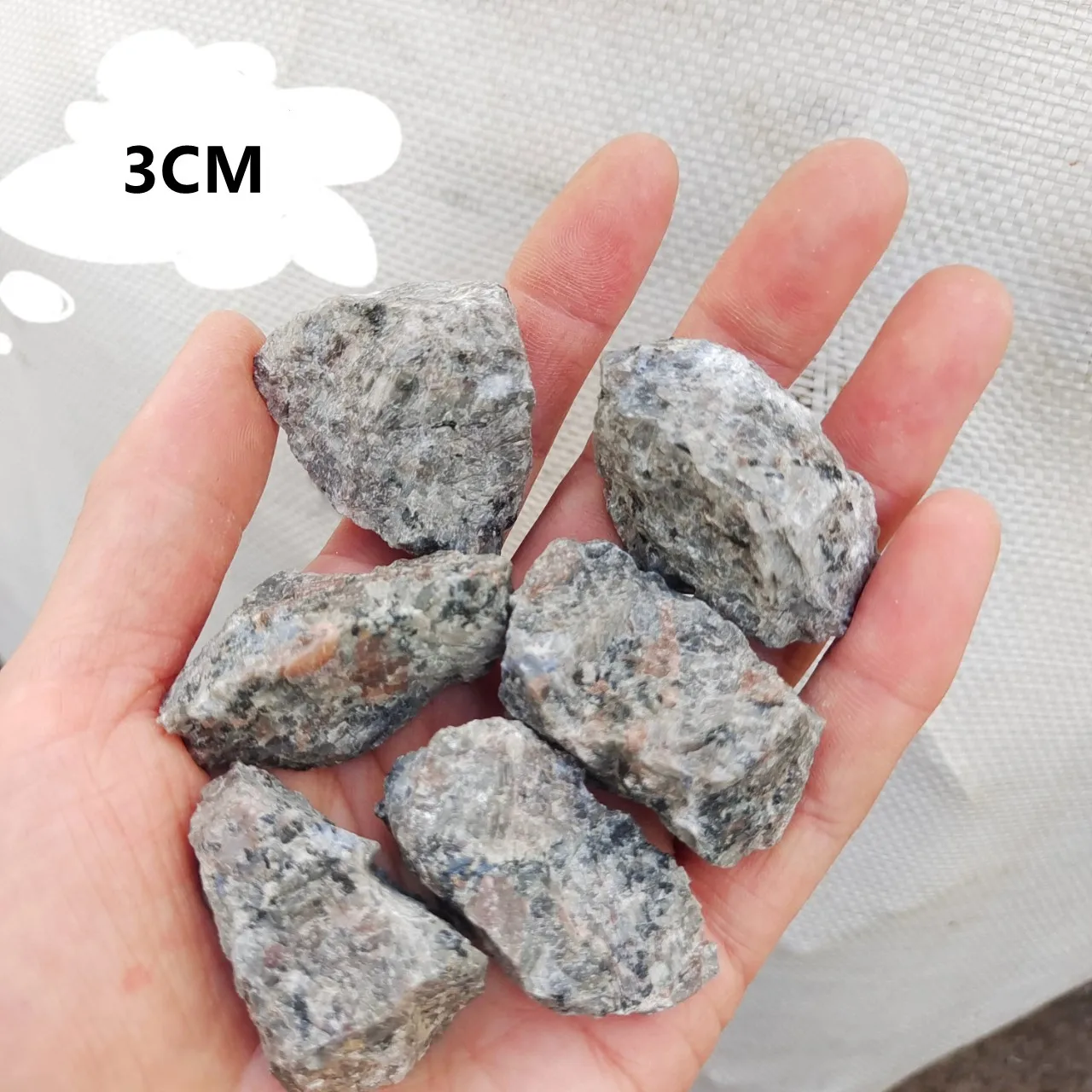 3-Piece Natural Yooperlite Tumbled Stones – UV Reactive Flame Stone Specimens