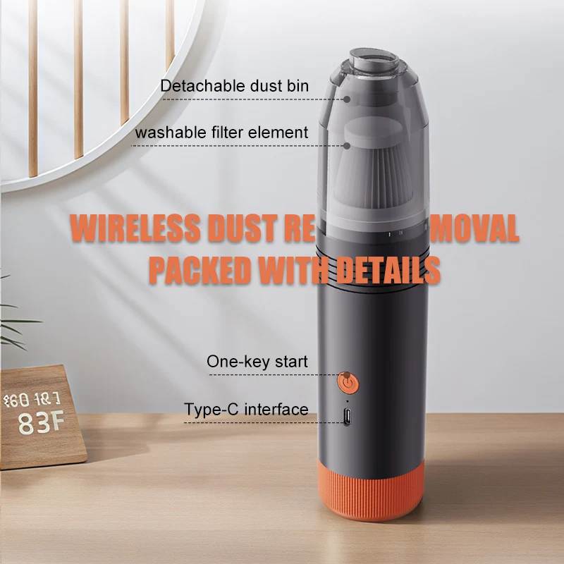 4 in 1 Wireless Car Vacuum Cleaner Sunction Portable Home Appliance Dual Use for Home and Car Carpet Cleaner Machine