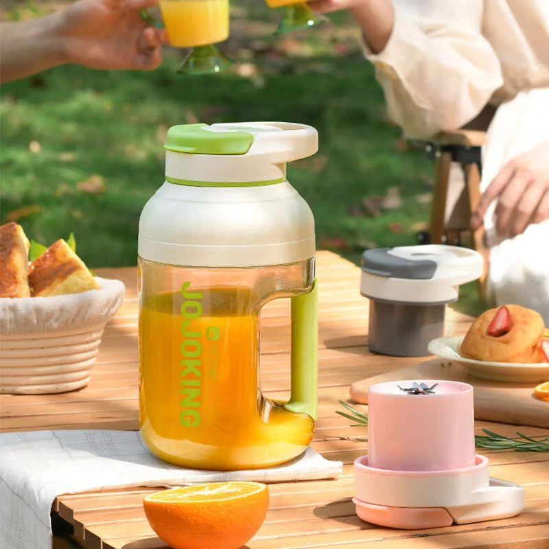 Espremedor Elétrico com Grande Capacidade Copo de Suco em 1500mah x Bateria Mini Barril Portátil de Suco Doméstico Novo 1.5l