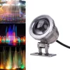 2/1PCS 10W 12V RGB LED Light Waterproof Light Garden Fountain Pool Pond Spotlight Underwater Light Lamp with Remote Control 3