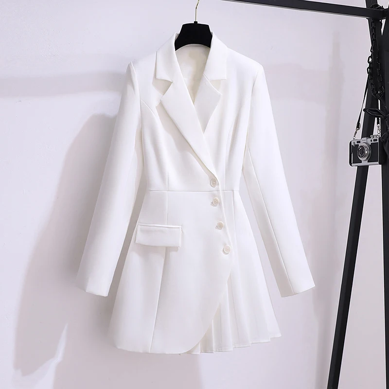 Women's High-end Suit French Fashion Business Social Formal High Quality Blazer New Non-ironing Anti-Wrinkle Suit Tunics