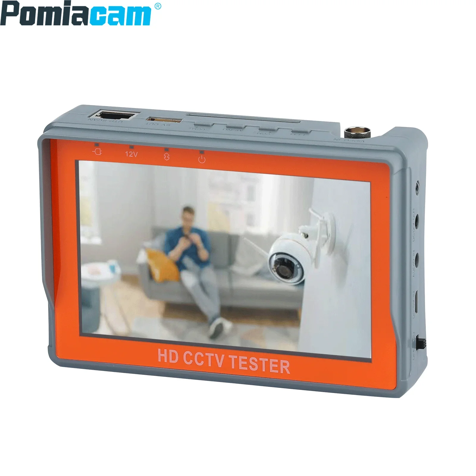 Professional Mini Camera Monitor Portable Cvbs Analog 8mp Cmera Tester Support Ahd Cvi Tvi PTZ Utp Network Cctv Tester