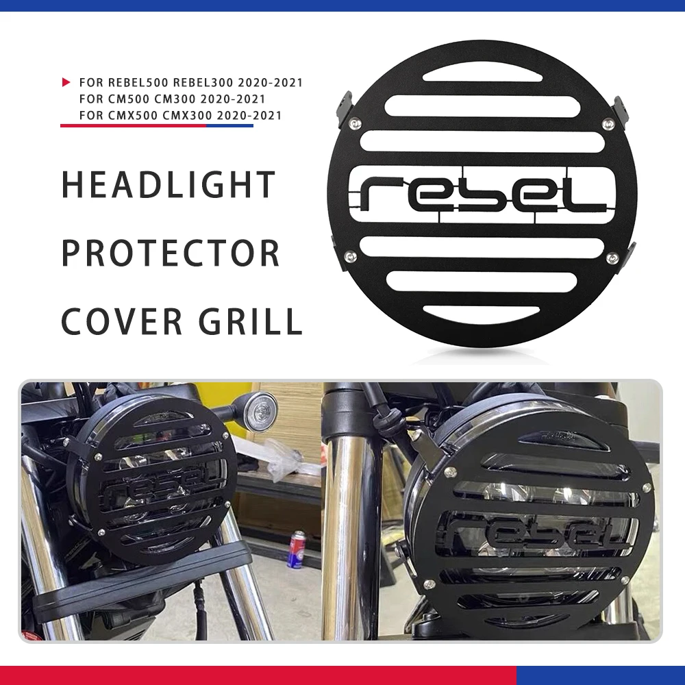 

Motorcycle Headlight Grill Cover Head Light Guard Protector Cover For HONDA CMX300 CMX500 CMX 500 CMX 300 2017-2021 2019 2020