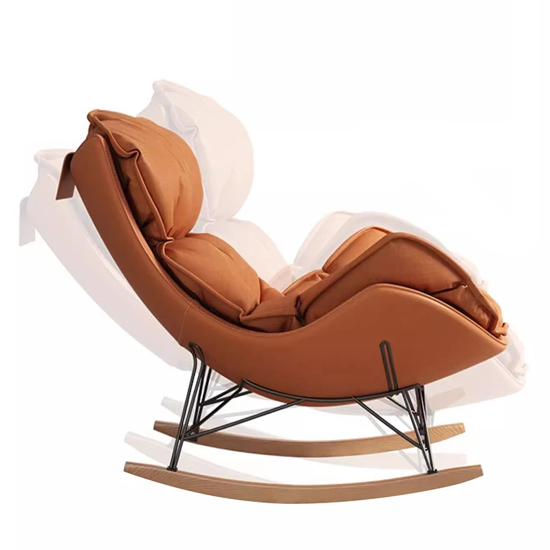 Cadeira reclinável nórdica para sala de estar, cadeira dobrável para jardim, pátio, saco de feijão, mobília home, ljx35xp