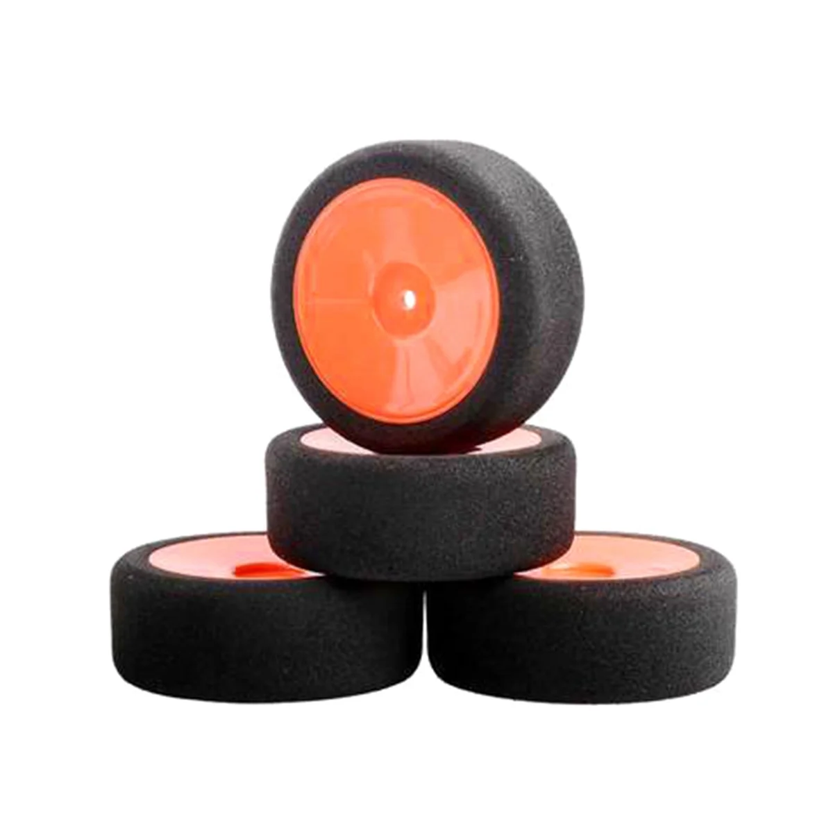 Per Il 1/10 Rs4 Kyosho Fw06 Sakura D4 Flat Sports Car Tt02 Simulazione Flat Sports Car Sponge Tire Rc Tire,Orange