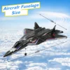 RC Plane SU57 2.4G Radio Remote Control Airplane With Light Fixed Wing Hand Throwing Foam Aircraft Model Toys For Children 5