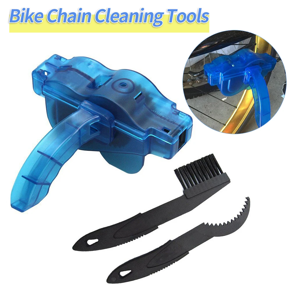 Bicycle Chain Cleaning Kit Chain Scrubber Gear Cleaner Brush Mountain Bike MTB Accessories