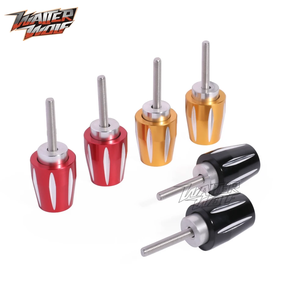 Bouchons D'extrémité De Guidon Moto Aluminium - 7/8" - Pour CB750 Hornet 2023-2025 - Rouge - Lot De 2