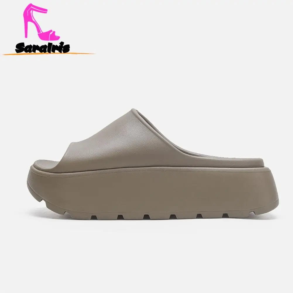 

Platform Women Sandals 2023 Summer Outdoor Non-slip Slipper Peep Toe Daily Lady Sandwich Slipper Sandals Platform Comfort Walk