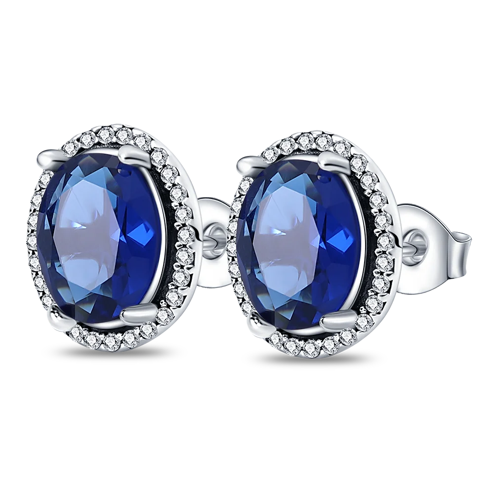 2022 Charm Double Hoop Earrings 925 Silver Fit Original Brand Charms Diy Fine Jewelry Gift For Women Fine Earring Making Gift 