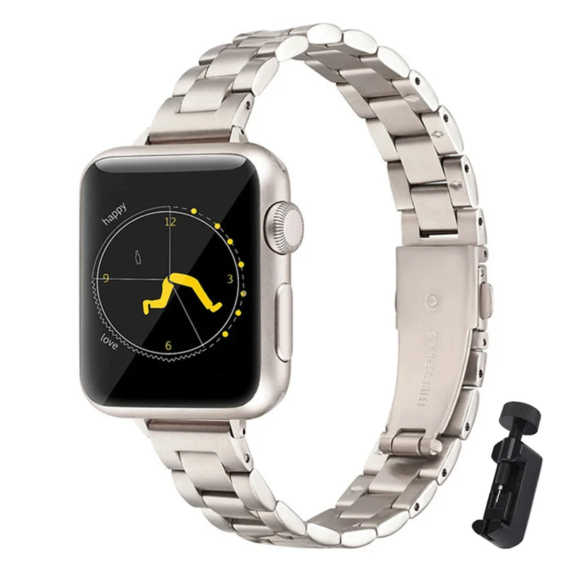 ตัวเลือกสินค้า สายคาดนาฬิกาสแตนเลสสตีล สำหรับ Apple Watch ทุกขนาด
