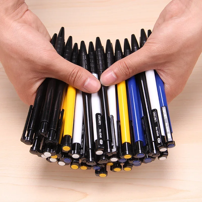 10 Teile/satz Presse Kugelschreiber Roller Kugelschreiber 0,7mm Kugelschreiber für Studenten Schreibwaren Büro Schule Liefert