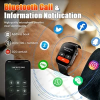 Nouvelle montre connectée militaire 2026 avec GPS double bande, boussole, étanchéité IP68K, appels Bluetooth, moniteur de fréquence cardiaque, montre de sport intelligente pour iOS et Android 4