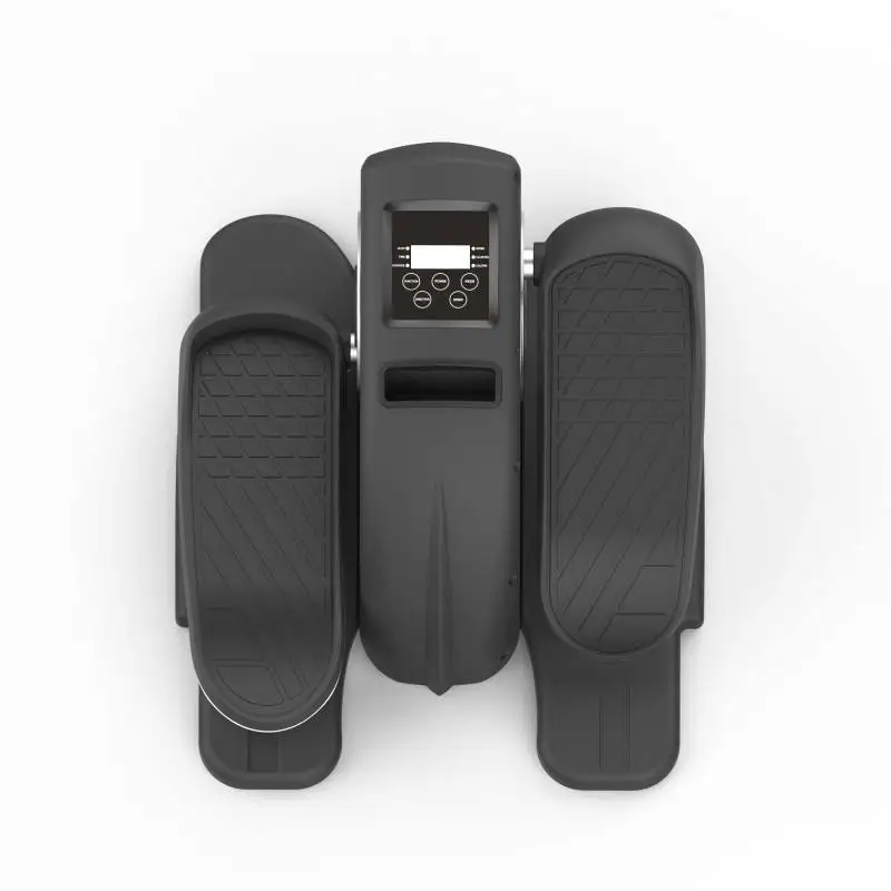 Onder Bureau Elliptische Elektrische Zitting Pedaal Oefenaar, Stille Mini Elliptische Trainer met Display Monitor Afstandsbediening, Materiaal voor Senioren Volwassenen (Color : Red