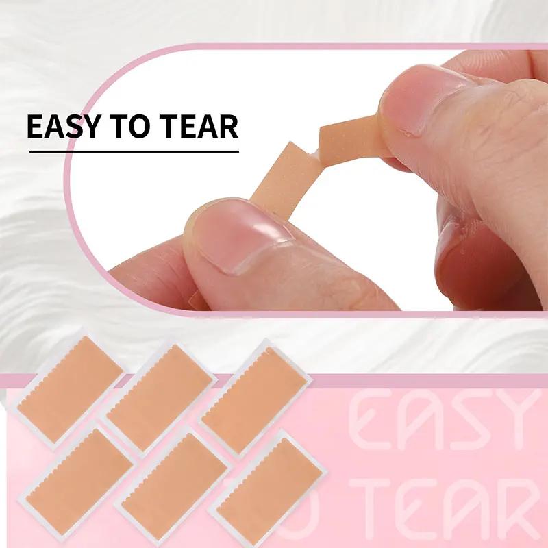 Eyelash Accessories 10Pcs Eyelash Extension Under Eye Pad Tape for Grafting Lashes Lint Free Eyelid Tape Sticker Paper