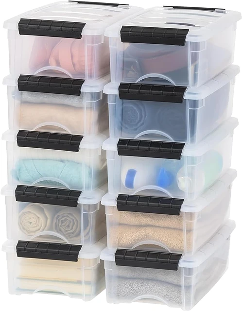 12 Pack Plastic Clear Storage Box Organizer  Small Clear Plastic Boxes  Organizer - Storage Boxes & Bins - Aliexpress