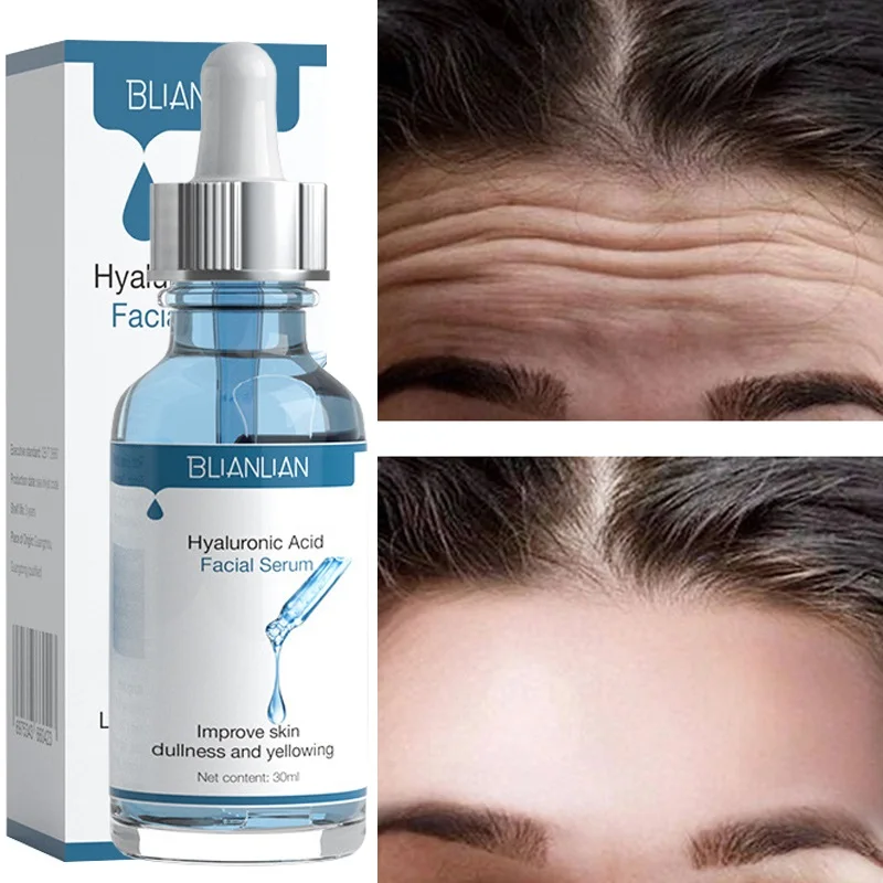 

Hyaluronic Acid Anti Aging Serum Face Wrinkle Remover Fade Fine Lines Whitening Moisturizing Firming Essence Beauty Skin Care