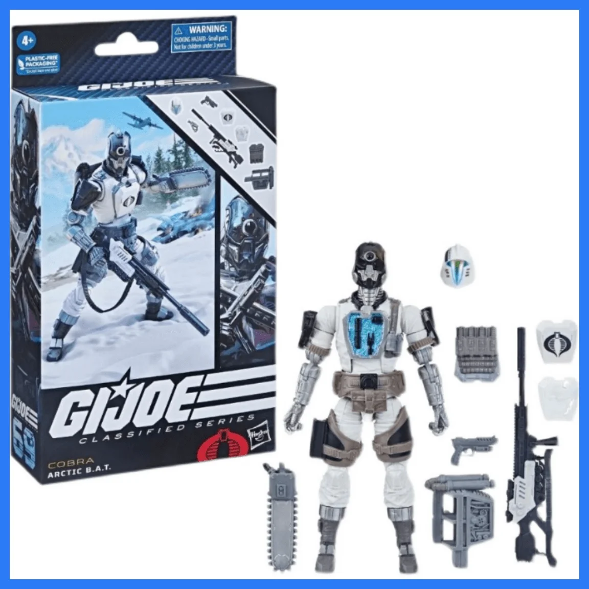 G.I. Joe Gi Joe Classificato Serie 6 "069 Cobra Android Arctic Bat Action Figure Model Toy Collection Regalo Di Halloween Di Natale