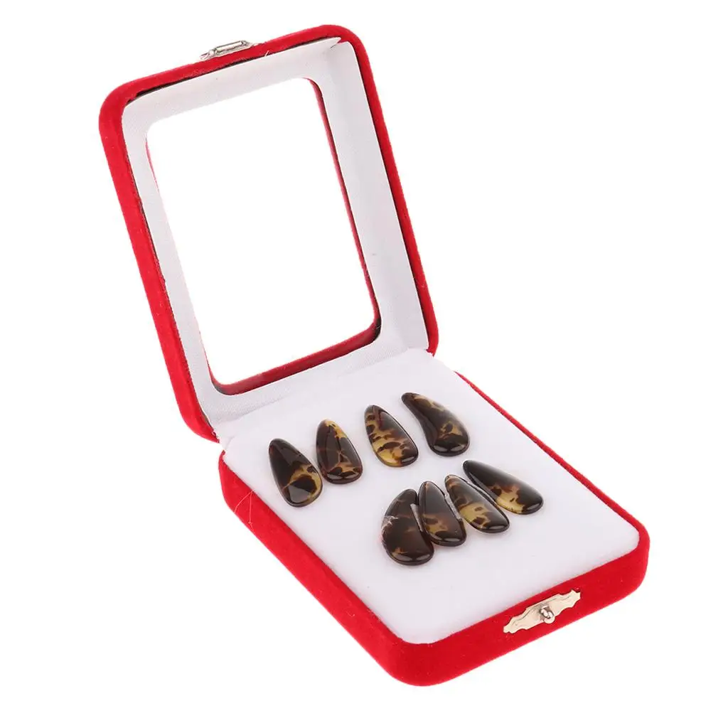 Novelty Guzheng Finger Picks Groove & Zither Nails Portable