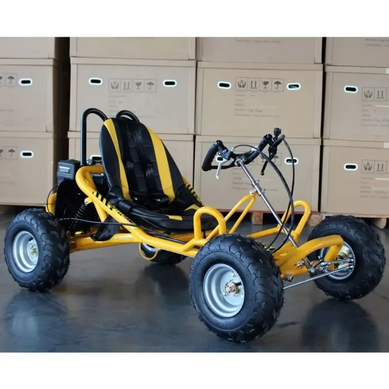 Safety Speed Buggy for Aged 105CC Heavy Duty Gasoline Karting with 4 Wheel 25KM/H