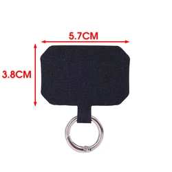 Versatile Crossbody Phone Strap with Zippered Wallet & Card Holder - Alloy and nylon (Only Patch Card)