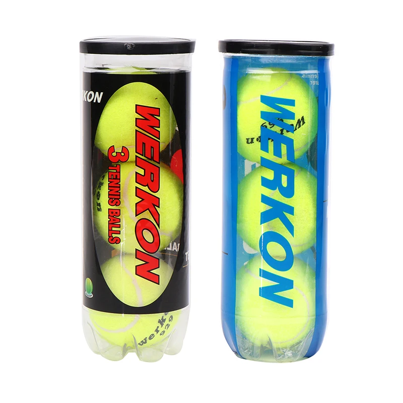 1Tube 3 Pcs Tennis Balls High Elasticity Durability Unpressurised Tennis Ball Training Sport Competition Ball For Trainer